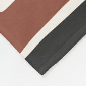 African Mudcloth Rastafarian Fleecedecke (Ecke)