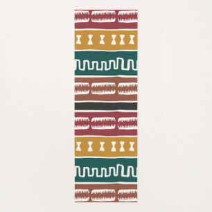 African Mudcloth Rastafarian Yogamatte