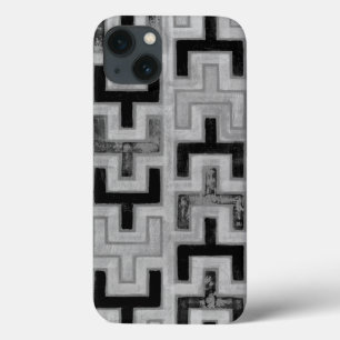 African Mudcloth Textile with Geometric Patterns Case-Mate iPhone Hülle