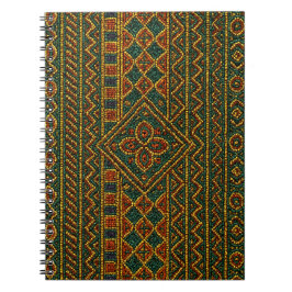 African Notebook Beaded Kente Notizblock