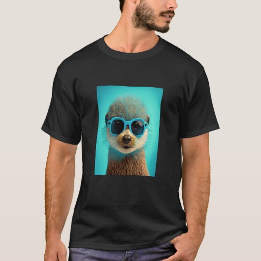 African Otter Pride Pop Black Afro Otter  2 T-Shirt (Vorderseite)