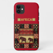 African Patchwork Case-Mate iPhone Hülle (Rückseite)