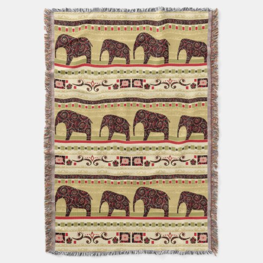 African Patchwork Decke (Vorderseite Vertikal)