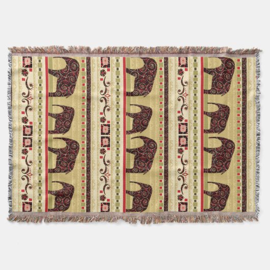 African Patchwork Decke (Vorderseite)