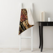 African Patchwork: Grunge Print Background Sherpadecke (Beispiel)