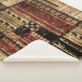 African Patchwork: Grunge Print Background Sherpadecke (3/4)
