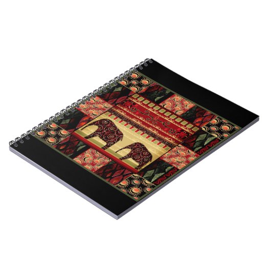 African Patchwork Notizblock (Linke Seite)