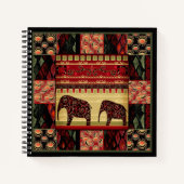 African Patchwork Notizblock (Vorderseite)