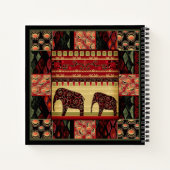 African Patchwork Notizblock (Rückseite)