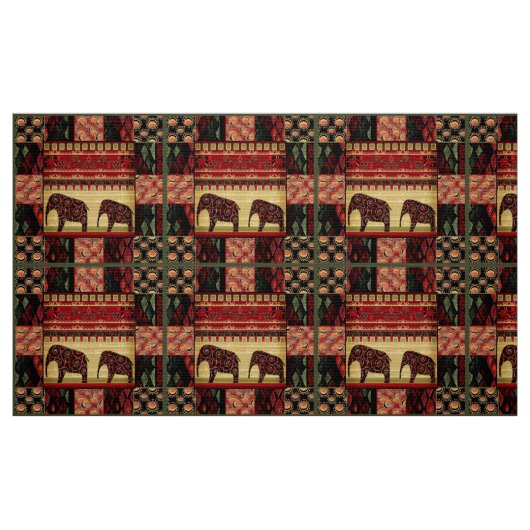 African Patchwork Stoff (Fat Quarter (45,7 x 55,9 cm))