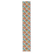 African Patchwork Table Runner Großer Tischläufer (Vorderseite)