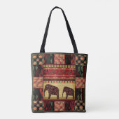 African Patchwork Tasche (Rückseite)