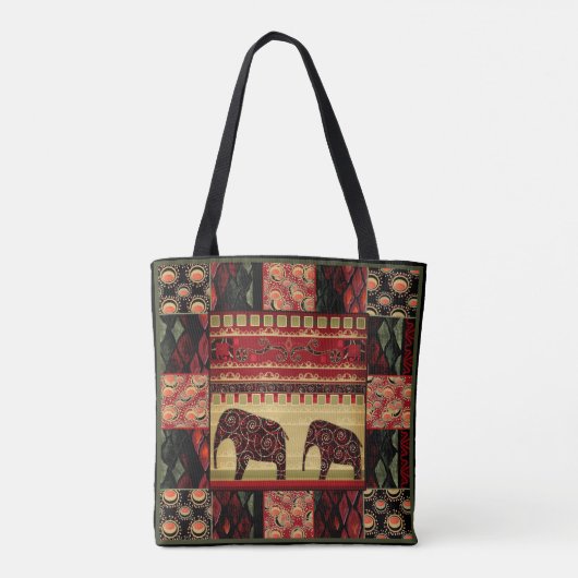 African Patchwork Tasche (Rückseite)