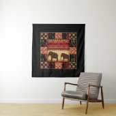 African Patchwork Wandteppich (Beispiel)