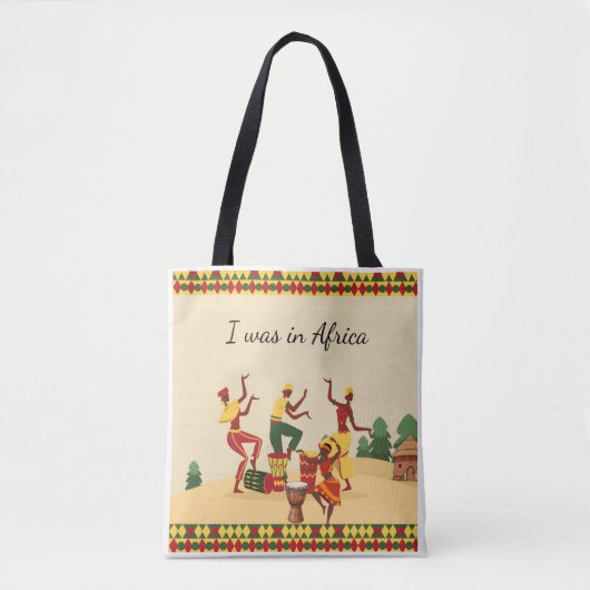 African Pattern Tote Bag | Ankara Print | Cultural Tasche (Vorderseite)