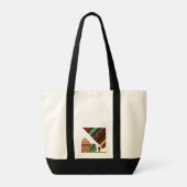 African Pattern Tote Bag | Ankara Print | Cultural Tragetasche (Rückseite)