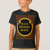 African Patterns Black History Month Celebration T-Shirt (Vorderseite)