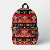 African patterns, oriental pattern throw pillow bedruckter rucksack (Vorderseite)