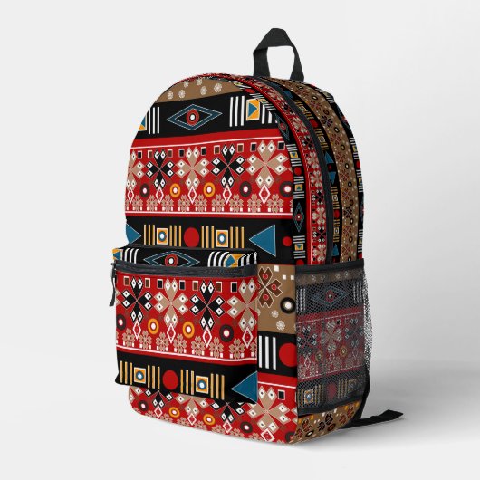 African patterns, oriental pattern throw pillow bedruckter rucksack (Rückseitige Ecke Rechts)