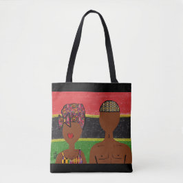 African Peace & Liebe Canvas Bag Tasche