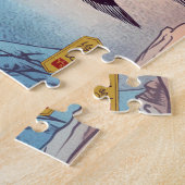 African Penguins, Cape Wind - Japanese Art Puzzle (Seite)