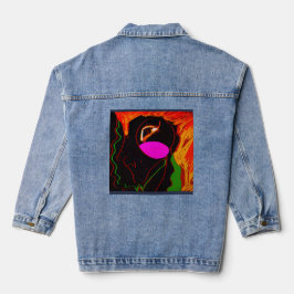 African Phoenix Rising  Jeansjacke