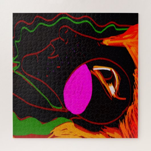 African Phoenix Rising Jigsaw Puzzle (Horizontal)