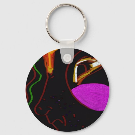 African Phoenix Rising Keychain Schlüsselanhänger (Vorderseite)