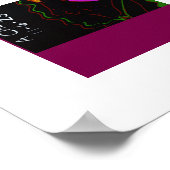 African Phoenix Rising  Poster (Ecke)