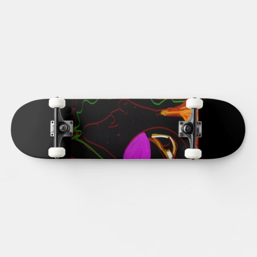 African Phoenix Rising Skateboard (Horizontal)