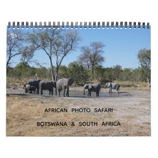 AFRICAN PHOTO SAFARI - BOTSWANA & SOUTH AFRICA KALENDER (Titelbild)
