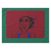 African Portrait Tischdecke (Vorderseite (Horizontal))