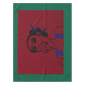 African Portrait Tischdecke (Vorderseite)