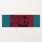 African Portrait Yogamatte (Rückseite (Horizontal))