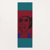 African Portrait Yogamatte (Rückseite)