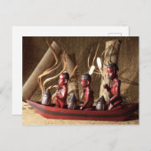 African Postkarte (Vorne/Hinten)