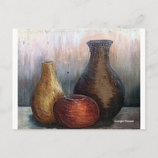 African Pottery von Georgie Hanson Postkarte (Vorderseite)