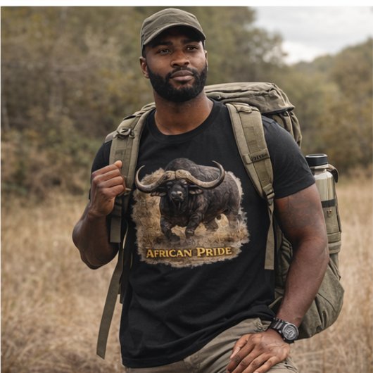 African Pride Buffalo | Cape Buffalo Strength Tri-Blend Shirt