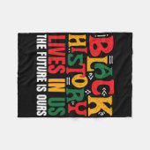 African Pride Juneteenth Black History Month _3 Fleecedecke (Vorderseite (Horizontal))
