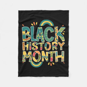 African Pride Men Black History Monat 24 7 Bhm Wom Fleecedecke