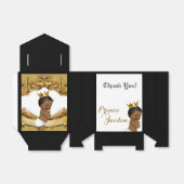 African Prince Black & Gold Elegant Geschenkschachtel (Ungefaltet)