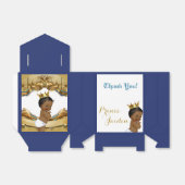African Prince Royal Blue & Gold Elegante Geschenkschachtel (Ungefaltet)