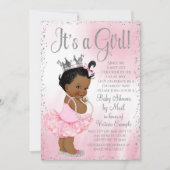 African Princess Baby Shower by Mail Einladung (Vorderseite)