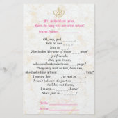 African Princess Pink Baby Showspiel Flyer (Hinten)