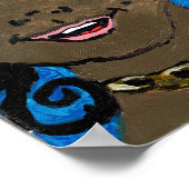 African Princess Print, Value Poster  (Semi-Gloss) (Ecke)