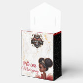 African Princess Royal Birthday Glitzer Rot/Schwar Geschenkschachtel (Geöffnet)