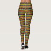 African print "Ankara" Leggings (Rückseite)