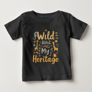 African Print Baby Bib - Stolz auf meine Wurzeln T-shirt
