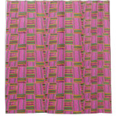 African print duschvorhang (Vorderseite)