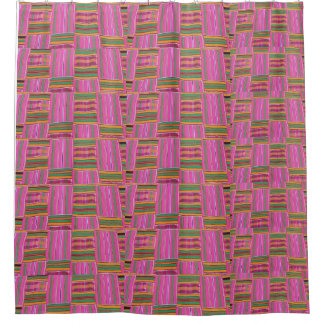 African print duschvorhang